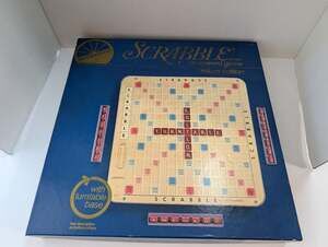 VTG 1982 Scrabble Deluxe Edition Crossword Game Selchow & Righter PRISTINE compl